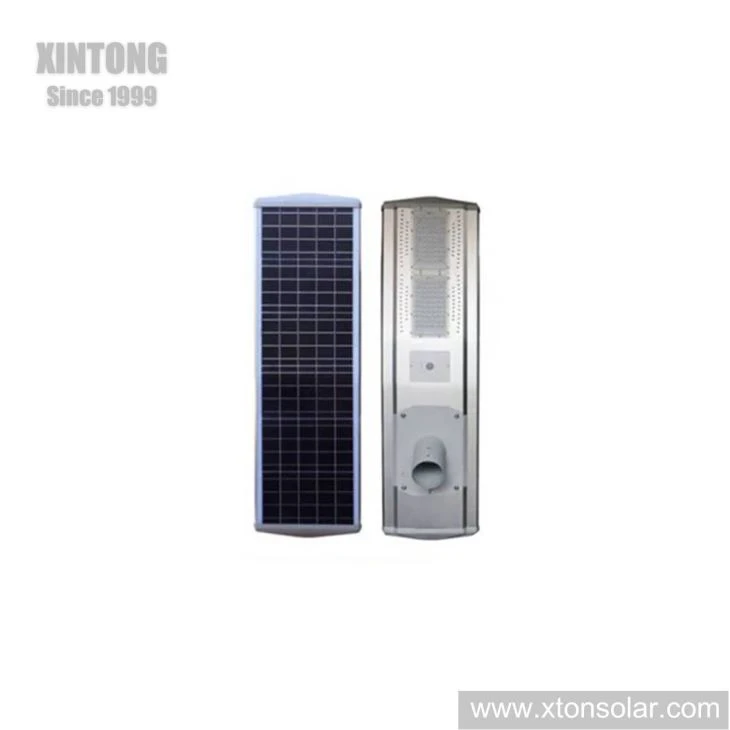 60W Integrated LED Street Lamp With Grade A Solar Panel