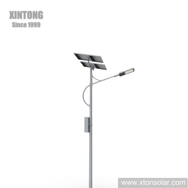 AC 12V Intelligent Solar LED Street Lighting Gel Battery Opknoping