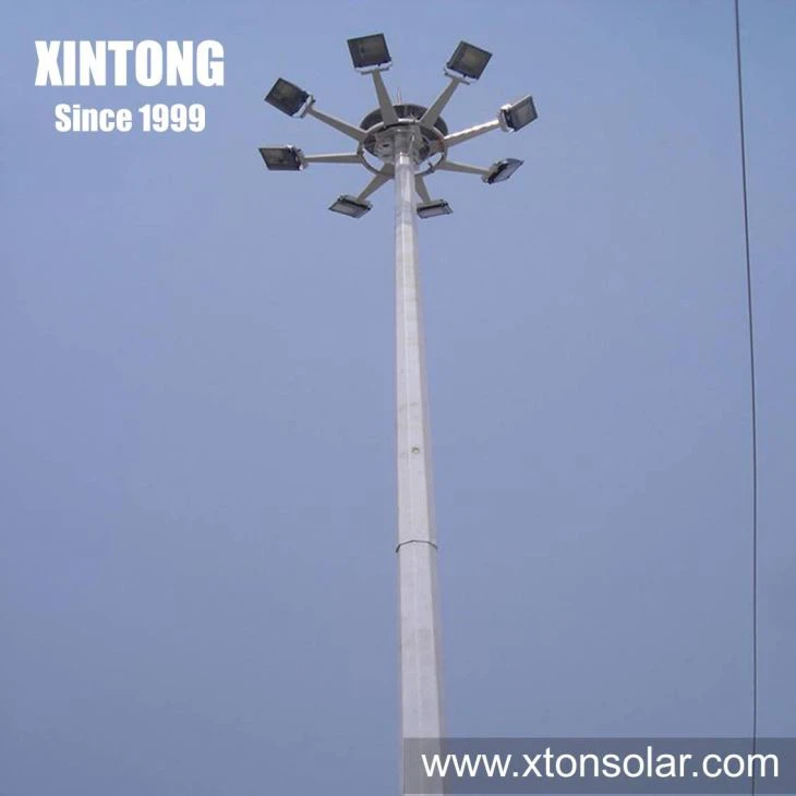 CAD Design Of High Mast Pole Light