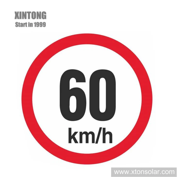 LED 60 Verkeerslimiet Verkeersbord