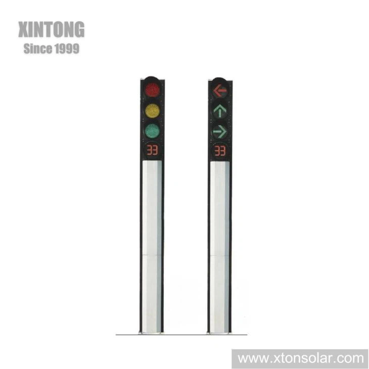 Pedestrian Countdown Timer LED Traffic Signal Light Housing Control System