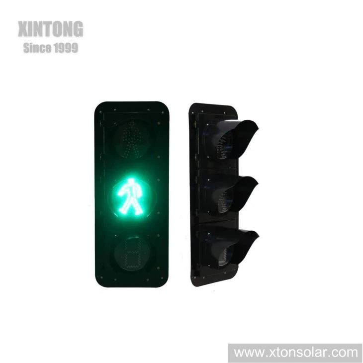 200MM Pedestrian Traffic Light With Black Housing 200MM Pedestrian Traffic Light With Black Housing