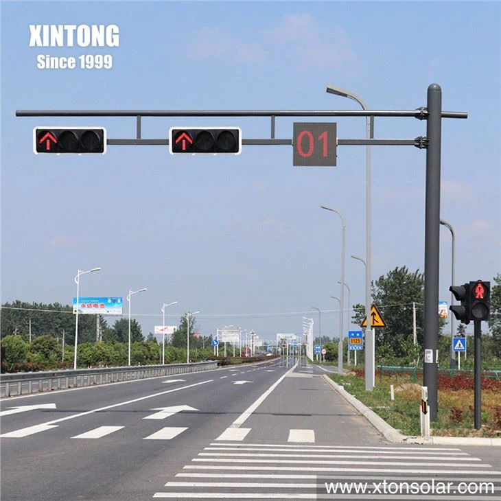Achthoekige verkeerslichtmast